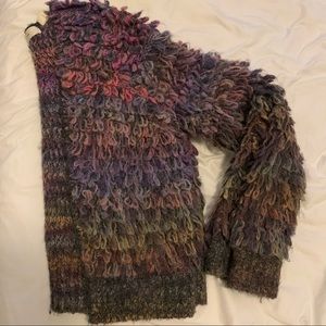 anthropologie looped cardigan